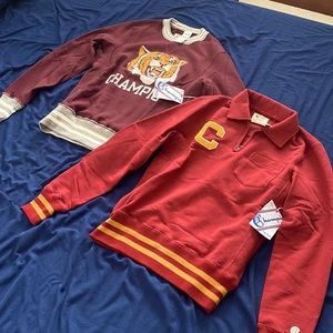 2-Pack Todd Snyder x Champion XS Sweatshirts Wine & Red NWT